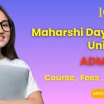 Maharshi Dayanand University Admission