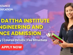 Sree Dattha Institute Of Engineering And Science Admission