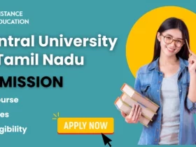 Central University of Tamil Nadu Admission
