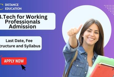 B.Tech for Working Professionals Admission