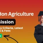BSc Hon Agriculture Admission