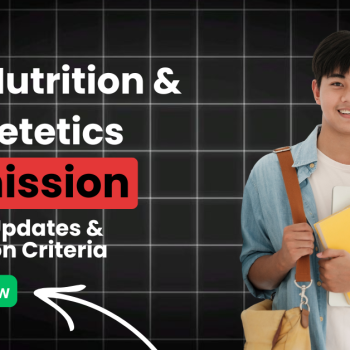 Bsc Nutrition & Dietetics Admission