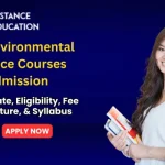 BSc Environmental Science Courses Admission