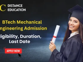 BTech Mechanical Engineering Admission