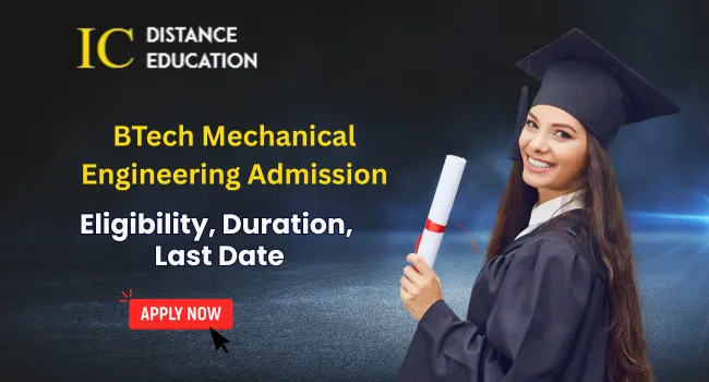 BTech Mechanical Engineering Admission