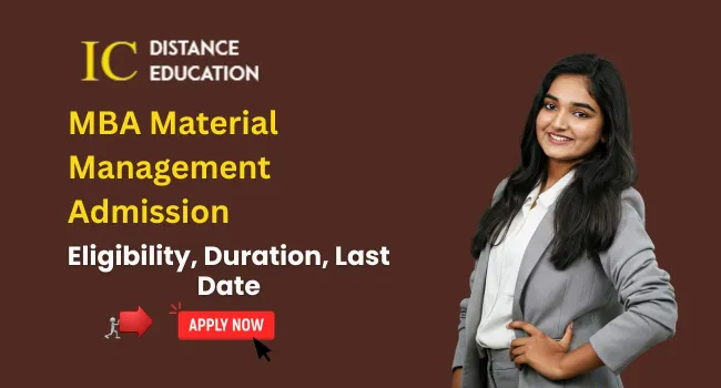 MBA Material Management Admission