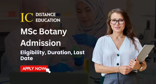 MSc Botany Admission